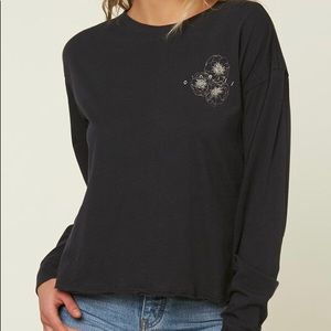 O’Neil long sleeve cropped top